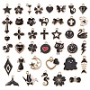 80Pcs 40 Style Alloy Enamel Pendants ENAM-SZ0002-53C-1