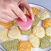 8Pcs 8 Styles Easter Theme Plastic Cookie Cutters EAER-PW0001-066-2