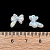 Bowknot Rainbow Iridescent Plating Acrylic Cabochons PACR-B003-03-3
