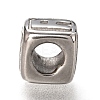 Tarnish Resistant 304 Stainless Steel European Beads OPDL-L020-001R-2