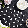 100Pcs ABS Plastic Imitation Pearl Beads OACR-LT0001-08-7