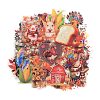 50Pcs Thanksgiving Day Cartoon PET Self-Adhesive Picture Stickers STIC-C010-23-2