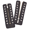 PU Leather Lace-in Boot Zipper Inserts DIY-WH0043-51AB-02-1