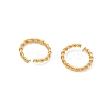 Brass Twisted Open Jump Rings KK-H532-43E-G-2