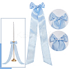 24Pcs 2 Colors Polyester Bowknot for Candle Decoration HJEW-AR00027-3