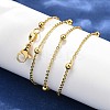 Brass Cable Chain Necklaces LS-NJEW-I247-02G-2