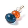 Three Color Resin Pendants RESI-Z016-01A-LG-2