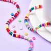 Handmade Polymer Clay Beads Strands CLAY-N008-008A-7