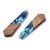 Resin and Walnut Pendants FIND-R051-06B-2