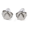 304 Stainless Steel Stud Earrings for Women EJEW-B109-04A-P-1