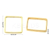 Square Brass Linking Rings X-EC03010mm-G-2