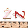 Rack Plating Alloy Enamel Pendants ENAM-T024-53Z-G-3