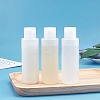100ml PE Plastic Empty Refillable Flip Cap Bottles MRMJ-WH0037-13C-5