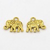 Vintage Elephant Charms A-PALLOY-ZN-47017-AG-F-1