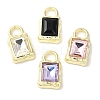 Lock Rack Plating Alloy Pendants FIND-I039-26G-2