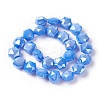 Eletroplate Glass Beads Strands EGLA-J109A-E37-2