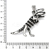 304 Stainless Steel Pendants STAS-D207-04AS-3