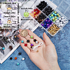DIY DIY Natural & Synthetic Mixed Gemstone Round Beaded Stretch Bracelet Making Kit DIY-SC0024-65-3