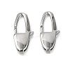 304 Stainless Steel Lobster Claw Clasps STAS-B089-01F-P-1