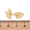 Brass Rhinestone Pendants KK-E793-01G-3