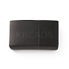 Ion Plating(IP) 304 Stainless Steel Rectangle Magnetic Clasps with Glue-in Ends STAS-E089-42B-A-1