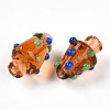 Handmade Lampwork Bumpy Beads LAMP-T022-02A-07-2