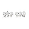 Non-Tarnish 201 Stainless Steel Pendants STAS-N091-153P-1
