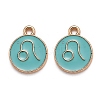 Alloy Enamel Pendants ENAM-S124-01B-13G-1