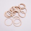 Unfinished Wood Linking Rings LS-WOOD-WH0099-12F-1