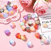 40Pcs Opaque Resin Beads RESI-CJ0004-98-6