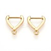 Brass Hoop Earring Finding KK-N261-56G-1
