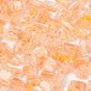 Transparent Spray Painted Glass Seed Beads SEED-L011-10A-14-3