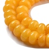 Natural White Jade Beads Strands G-E507-01V-3