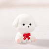 Resin Bichon Dog Figurines WG10688-04-1