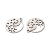 Non-Tarnish 201 Stainless Steel Pendants STAS-K251-058P-2