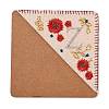 4Pcs Letter Personalized Hand Embroidered Corner Bookmarks JX587Z-2