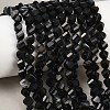 Natural Banded Agate Beads Strands G-P611-C10-01-1