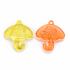 Transparent Acrylic Pendants TACR-T024-01B-2