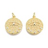 Brass Pave Cubic Zirconia Pendants KK-N231-348B-02-2