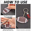 DIY Sports Ball Acrylic Pendant Keychain Making Kits DIY-SP0001-44C-3