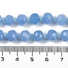 Natural Dyed White Jade Beads Strands G-H057-A22-12-5