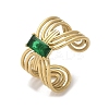 304 Stainless Steel Cuff Rings for Women RJEW-D302-03G-08-2