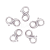 Stainless Steel Double Opening Lobster Claw Clasps STAS-CJ0011-01-4