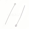 Tarnish Resistant 304 Stainless Steel Eye Pins STAS-O105-01P-0.6x45mm-2