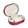 Italian Velvet Double Layers Jewelry Set Storage Zipper Boxes CON-G023-10D-3