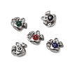 304 Stainless Steel Pave Rhinestone Charms STAS-G369-02P-1