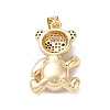 Brass Micro Pave Cubic Zirconia Pendants KK-M240-14-4