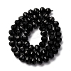 Natural Black Onyx Beads Strands G-P587-D15-03-3