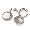 316 Stainless Steel Locket Pendants STAS-K321-11B-P-2