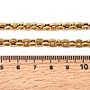 4.5MM 304 Stainless Steel Coffee Bean Link Chain Necklaces for Women NJEW-B134-06B-G-5